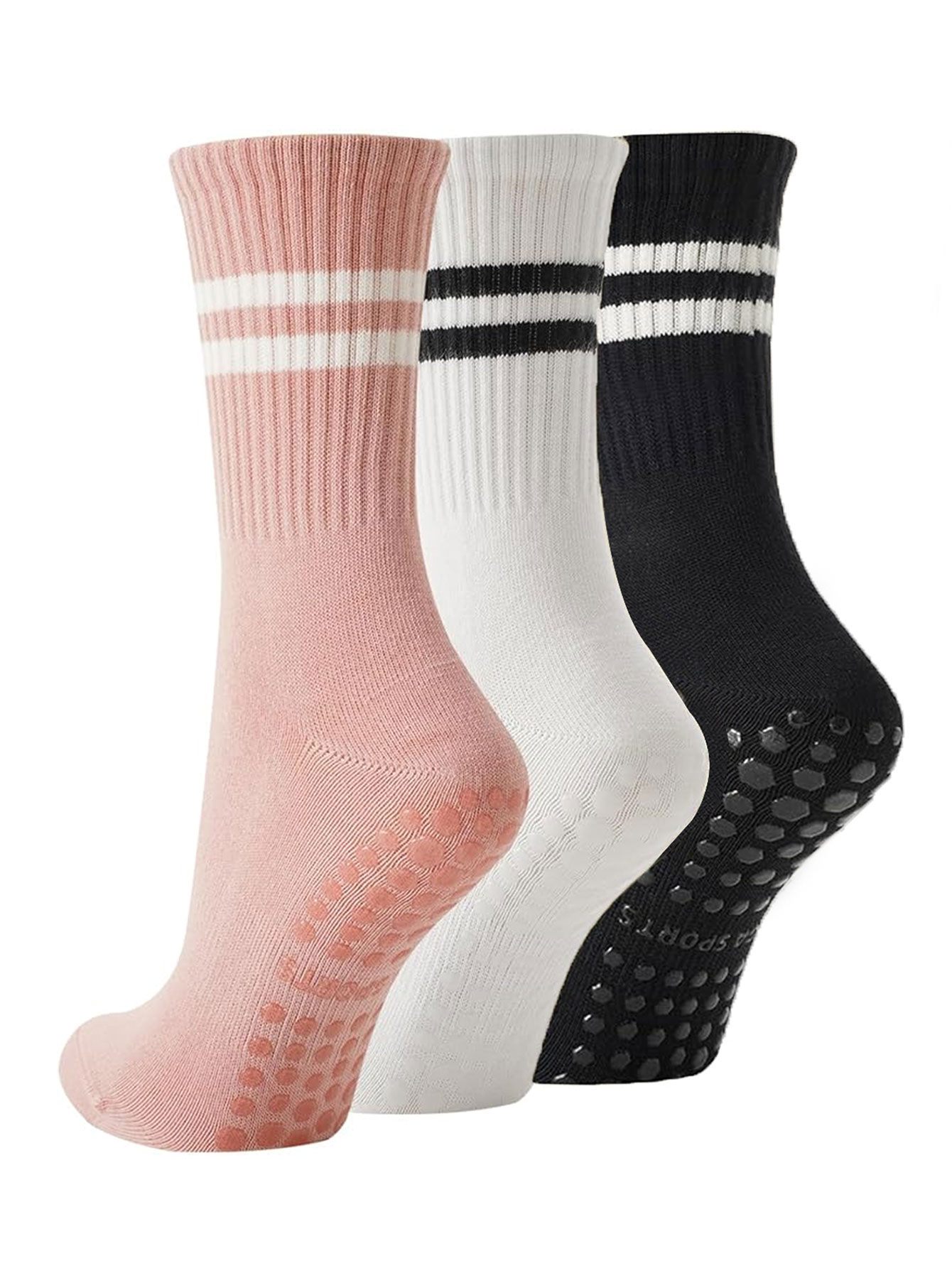 3 Pairs of Yoga Socks, Non-Sli - огляд і ціна Grip Sock Yoga
