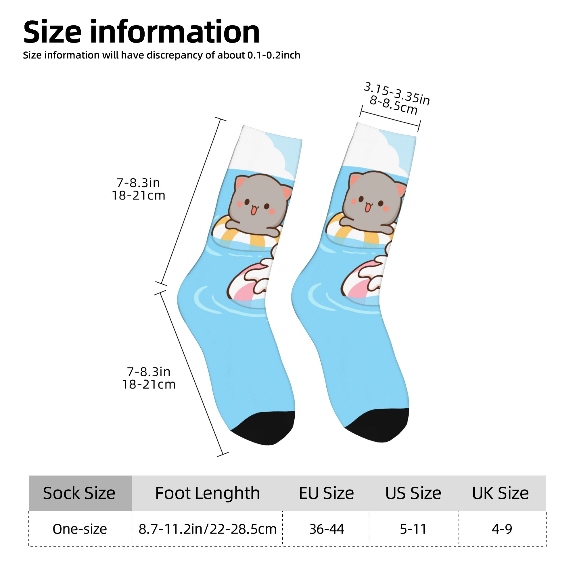 Custom Some Cute Gifs Of Mochi - огляд і ціна Dress Sock Men