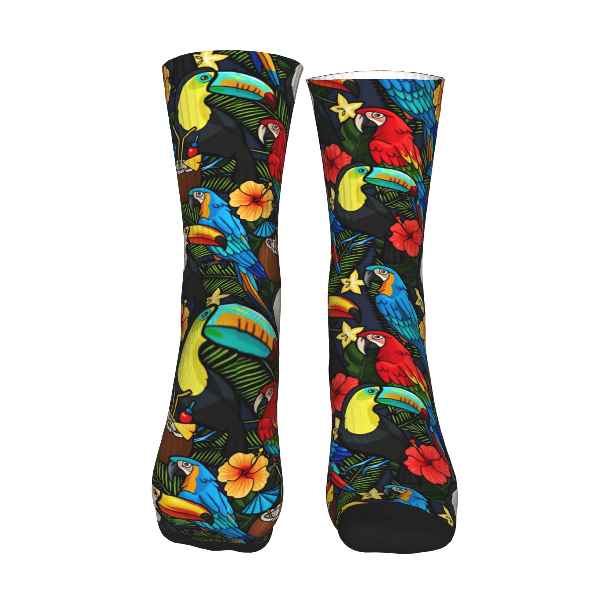 Tropical Macaw Toucan Fruit Fl - огляд і ціна Dress Sock Men