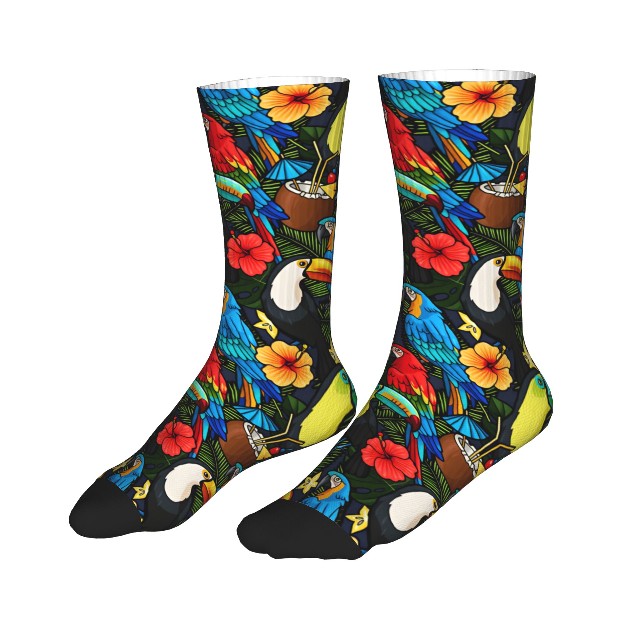 Tropical Macaw Toucan Fruit Fl - огляд і ціна Dress Sock Men
