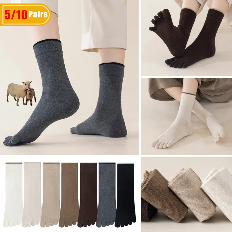 5/10 Pairs Men's Wool Toe Sock - огляд і ціна Thermal Sock Winter
